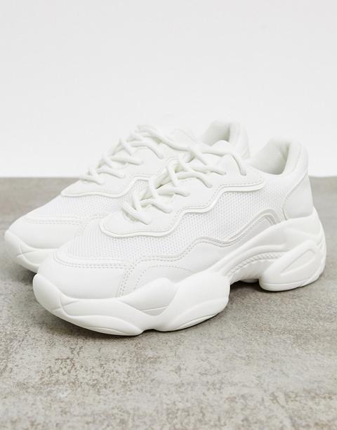 Asos Design Divine Chunky Trainers In White