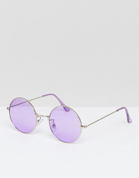 Jeepers Peepers Oversized Rounds With Lilac Lens