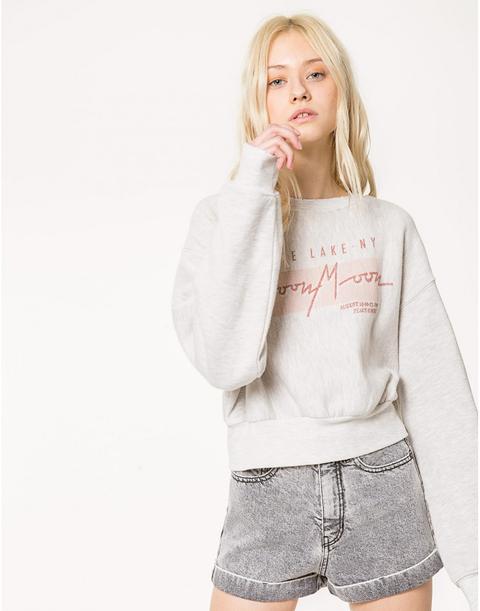 Crop Sweatshirt Lateral Sim Rib