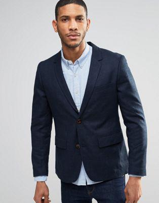 Farah - Ellinson - Blazer In Tessuto Tratteggiato