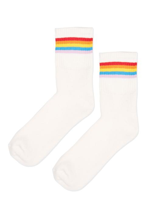 Sporty Tube Rainbow Socks