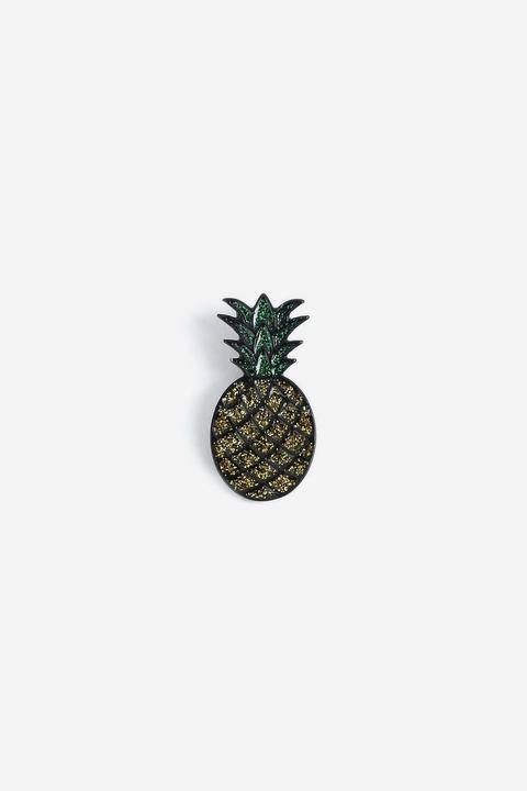 **pineapple Glitter Pin