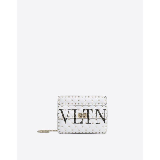 Spike Bag Donna | Valentino Borsa media Rockstud Spike in vernice Poudre •  Tyson Popplestone