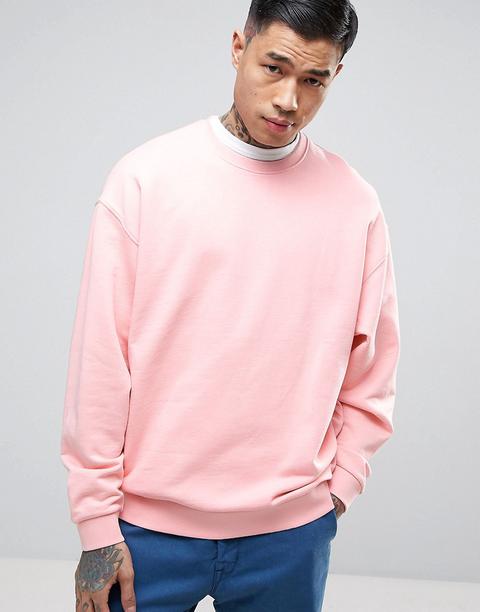 Asos - Felpa Oversize Rosa - Rosa