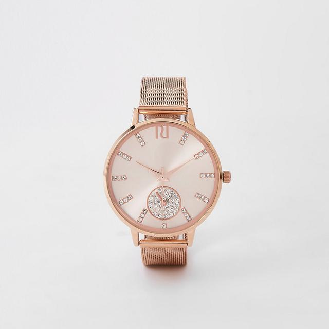 Rose gold outlet watch river island