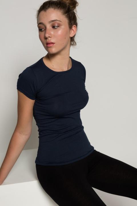 Camiseta Armonias Básica Algodón- Azul