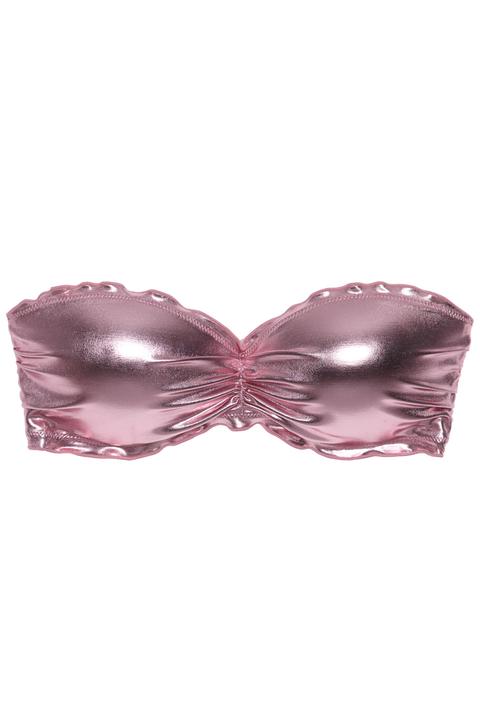 Bikini Bandeau Relleno Frunce Pure Shine