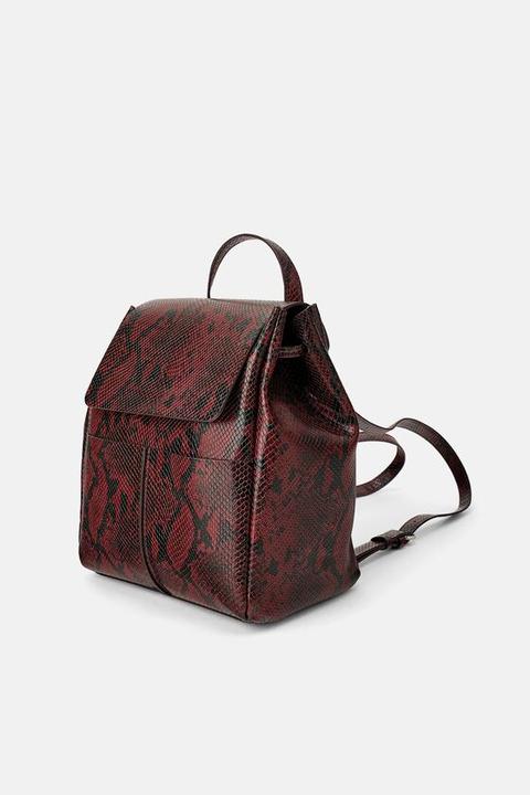 Zaino Con Stampa Animalier
