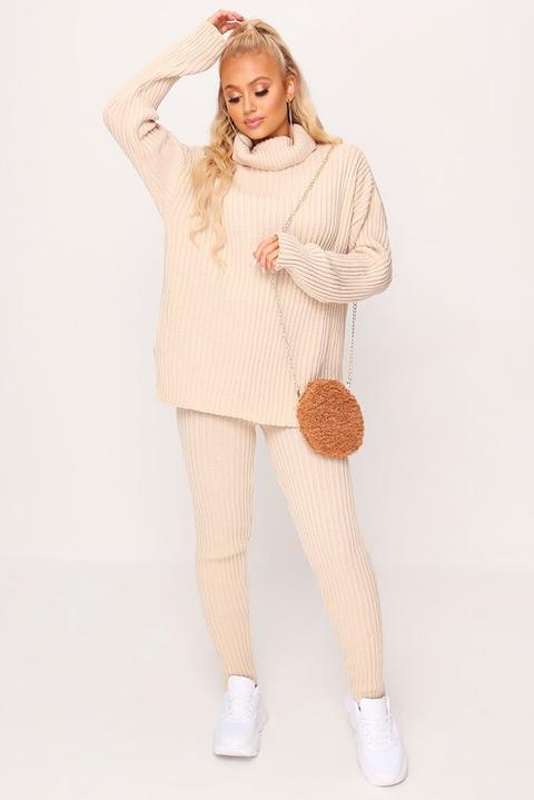 Stone Rib Knitted Coord Set