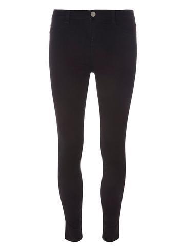 Womens Petite Black 'frankie' Super Skinny Jeans- Black, Black