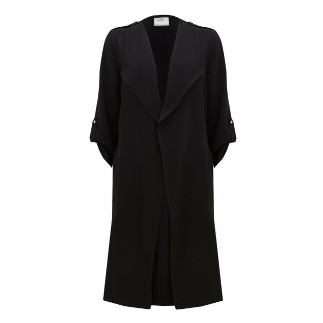 wallis black waterfall jacket