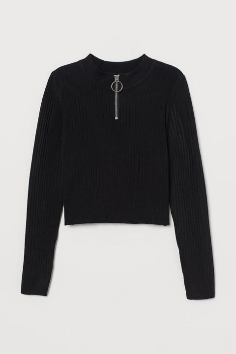 H & M - Short Jumper - Black