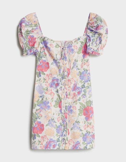 Vestido Flores Lazada