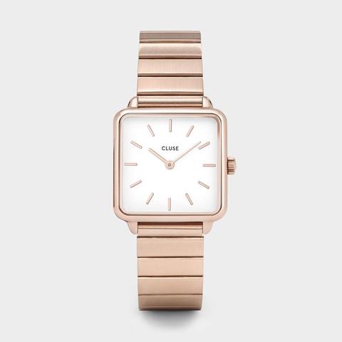 La Tétragone Steel White, Rose Gold Colour