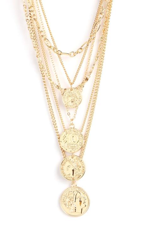 Lianna Coin Necklace - Gold