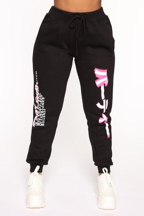 Foreign Babe Sweatpants - Black