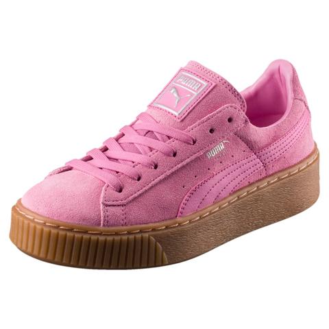 Suede Platform Girls' Trainers