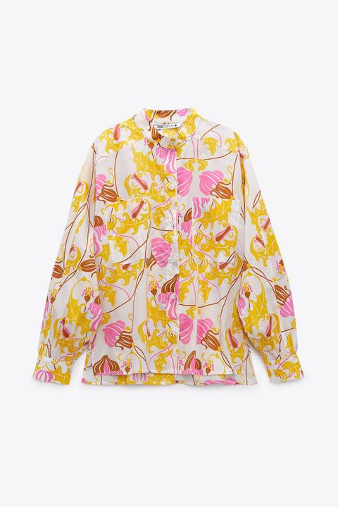 Blusa Estampada Con Neceser