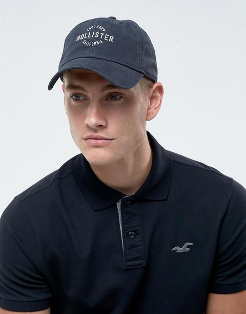 Gorra Negra De Sarga De Hollister
