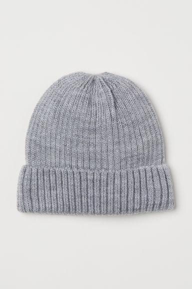 H & M - Cappello In Lana - Grigio