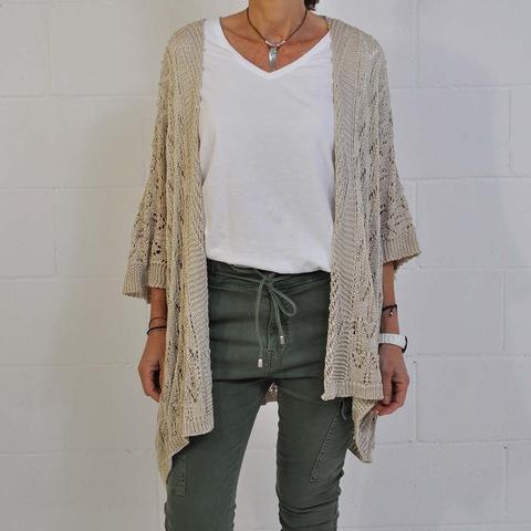 Kimono Calados Beige