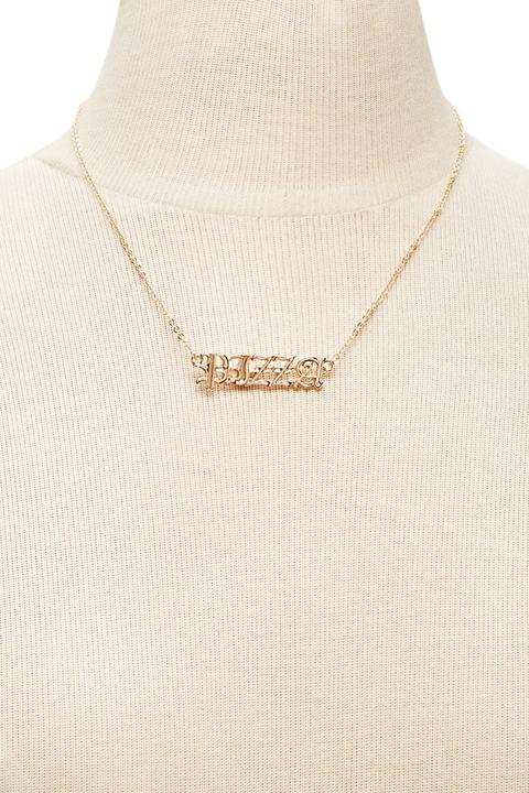 Pizza Pendant Necklace
