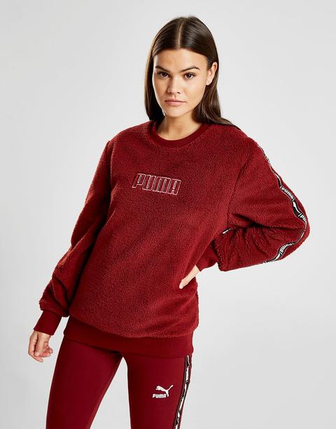Puma Tape Sherpa Crew Sweatshirt