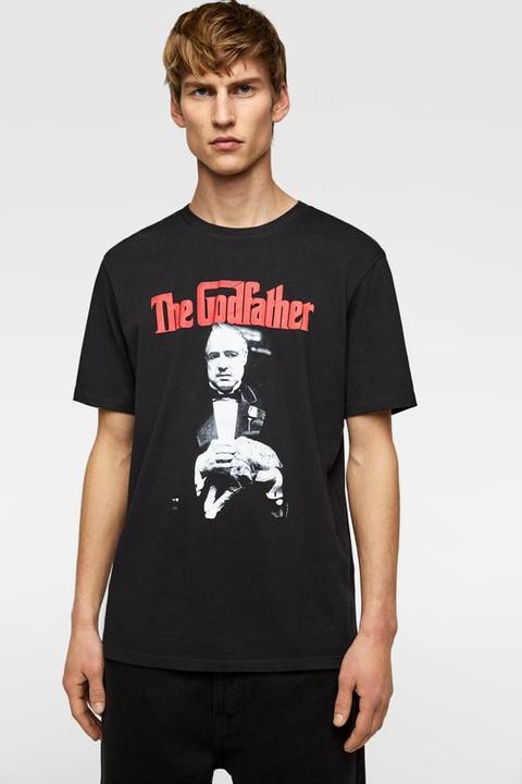the godfather t shirt zara