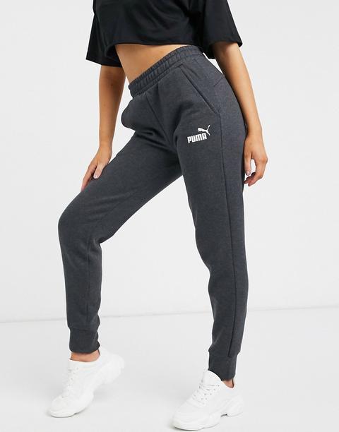 Pantalones De Chándal Con Logo En Gris Oscuro De Puma