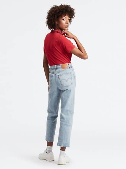 levis ribcage straight ankle tango light