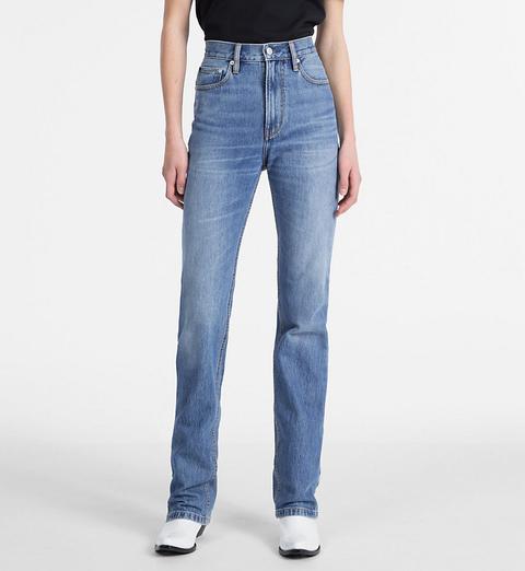 Ckj 030 High Rise Straight Taped Jeans