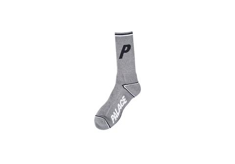 P Tip Sock Grey Marl