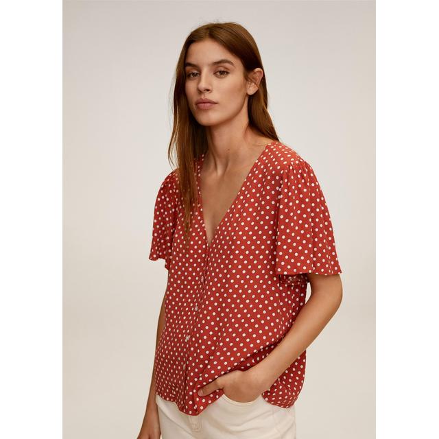 Blusa Lunares from Mango on 21 Buttons