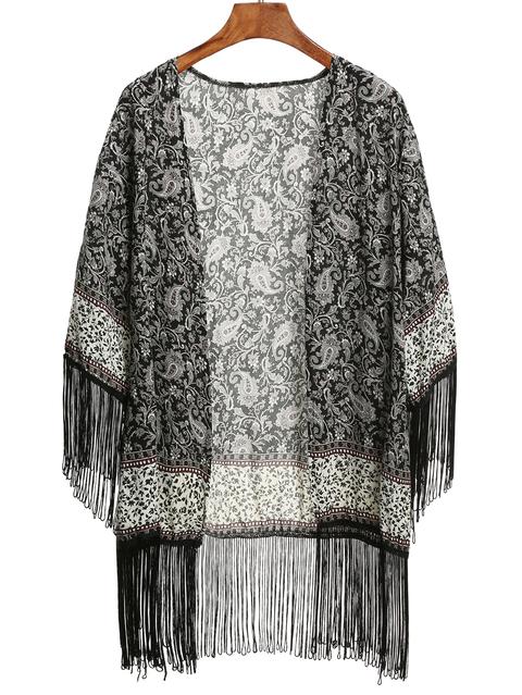 Kimono Flecos Paisley