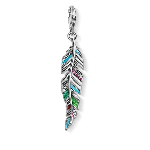 Charm Pendant Ethnic Feather