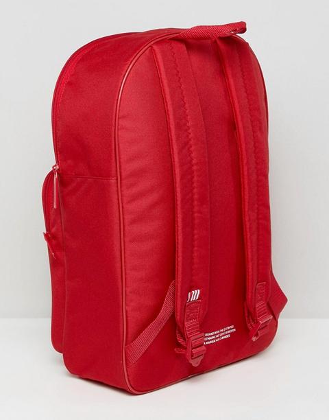 adidas trefoil backpack red