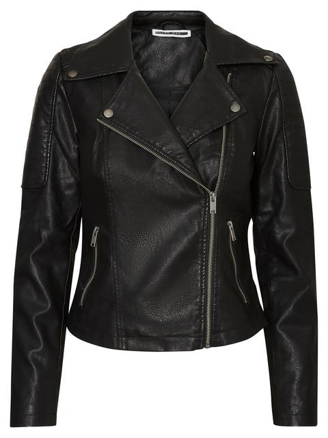 Noisy May Leather-look Jacket Women Black