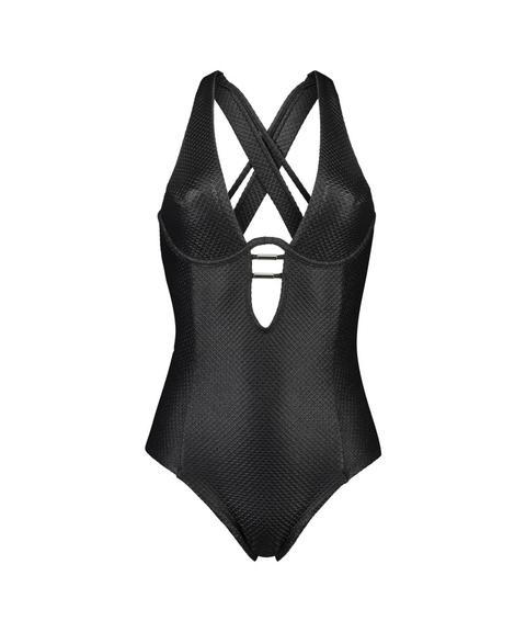 Hunkemöller Traje De Baño Con Aros Caged Beauty Negro