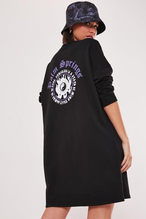 Robe Sweat Noire Palm Springs Tall
