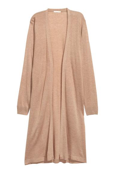 H & M - Cardigan Al Ginocchio - Beige