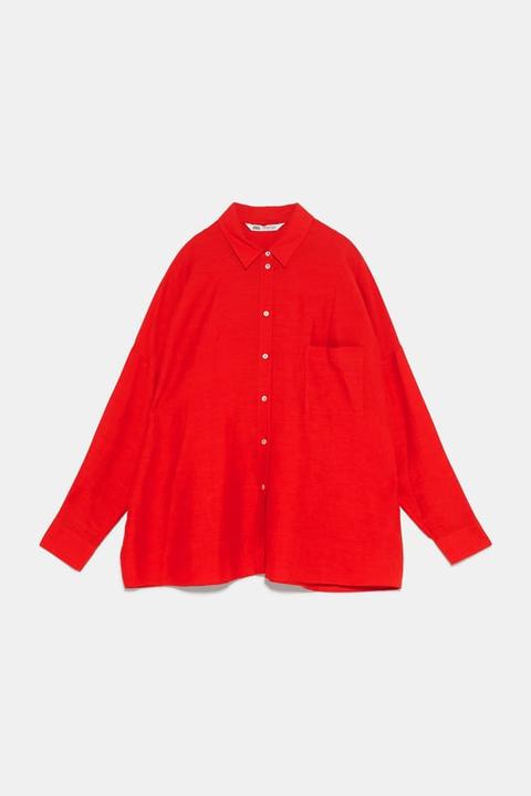 Camicia Oversize Taschino