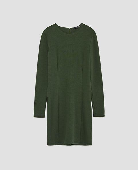 Vestito Maglia Maniche Lunghe