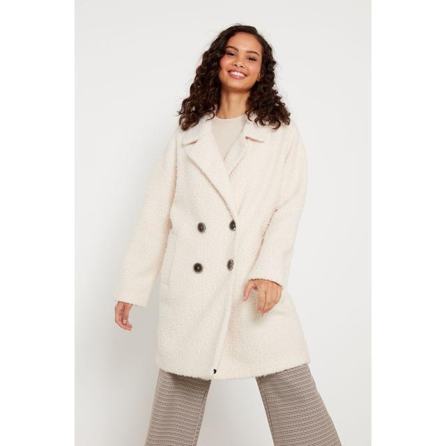 boucle coat tesco