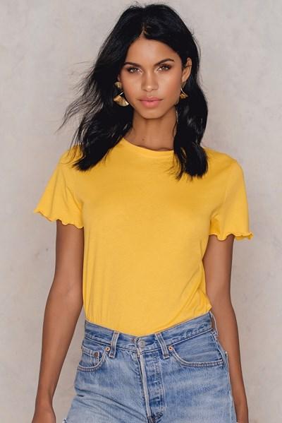 Na-kd Babylock Tee - Yellow