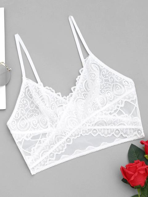 Bralette Avvolgente In Pizzo