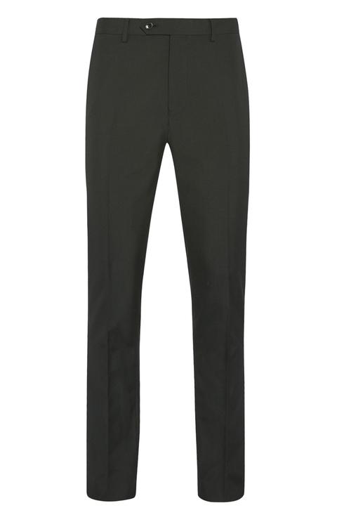 Black Straight Leg Trouser