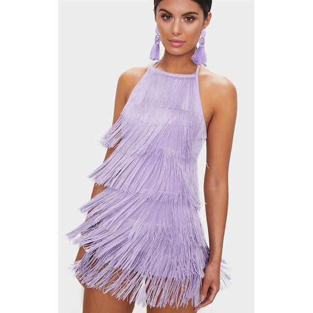 pretty little thing fringe playsuit