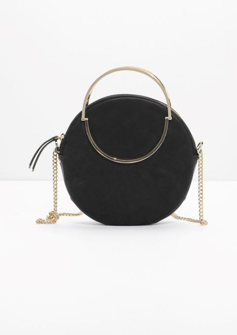 Small Leather Circle Bag