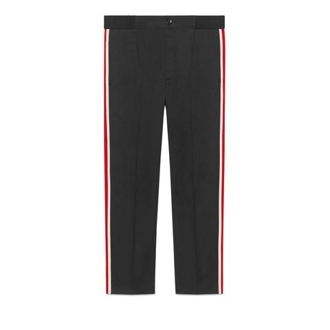 Pantalone Da Jogging In Cotone Con Dettaglio Sylvie Web from Gucci on ...