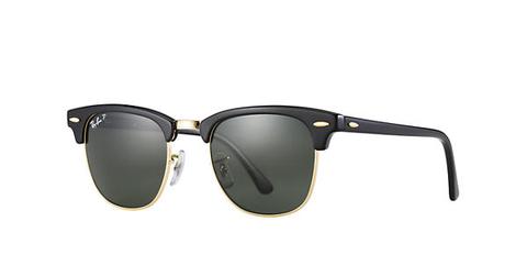 Ray-ban Clubmaster Classic Negro ,lentes Polarizadas - Rb3016